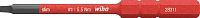 Бита VDE slimBit electric Robertson RB1 x 75 мм Wiha (35510)