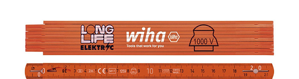 Складной метр Longlife Elektric Wiha (42068)