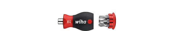 Рукоятка для бит 3801-04 STUBBY-MAGAZINER Wiha (33764)(10382)