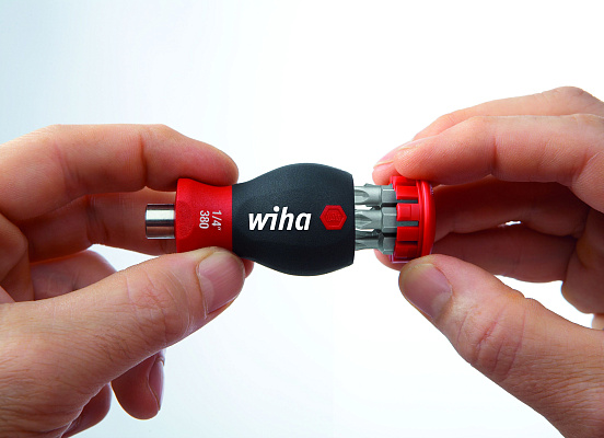 Рукоятка для бит SB3801-03 STUBBY-MAGAZINER Wiha (33744)