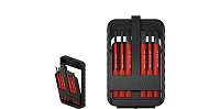 Набор бит slimBit electric slimVario шлиц, PlusMinus/Pozidriv, 6 шт. в SlimBit box Wiha (43158)