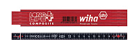 Складной метр Longlife Plus Composite 2 м метрический 10 звеньев Wiha (37067)