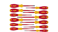 Набор отверток SoftFinish electric slimFix смешанный 12 шт. Wiha (41003)