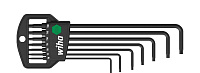 Набор ключей TORX 366R HM7 HALTER 7 шт Wiha (33753)(10381)
