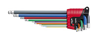 Набор ключей 6-тигранных SB 369E9F ErgoStar coloured, 9 шт. Wiha (43849)
