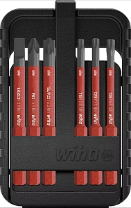 Набор бит slimBit electric смешанный 6 шт. Wiha(45804)