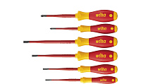 Набор отверток SoftFinish® electric 3201 SF ZK6 SLIM FIX 6 шт Wiha (36455)