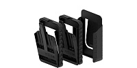Бокс для бит slimBit пустой, 2 шт. с зажимом для ремня Wiha (43164)