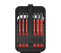 Набор бит slimBit electric slimVario Hex, 6 шт. в SlimBit box Wiha (43156)
