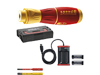Электрическая отвертка speedE® II с битами slimBit 6 шт. Wiha (44318)