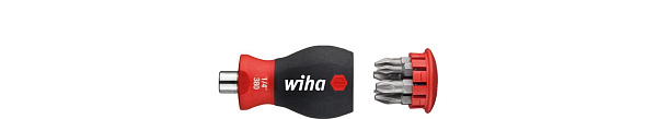 Рукоятка для бит SB3801-02 STUBBY-MAGAZINER Wiha (33741)