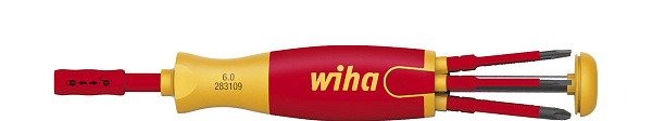 Магазинный держатель LiftUp electric с 6 битами slimBits Wiha (38612)